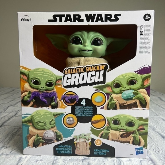 Star Wars Galactic Snacking Grogu, baby Yoda , The Child - Picture 1 of 10